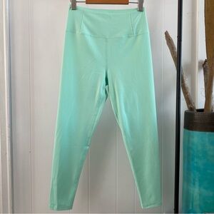 Girlfriend Collective Breeze RIB High-Rise Legging Mint Ribbed High Rise 23 3/4”